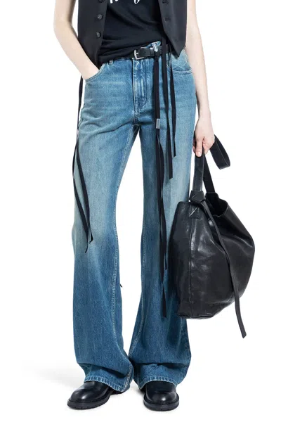 Ann Demeulemeester Xyla Slim-fit Bootcut Jeans In Blue