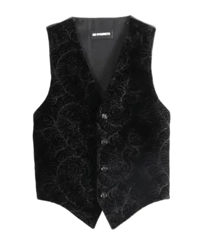 Ann Demeulemeester V-neck Vest In Black