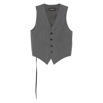 Ann Demeulemeester Waistcoat In Gray