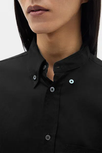 Ann Demeulemeester Wessel Monogram Shirt In Blue