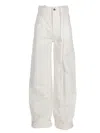 Ann Demeulemeester White Claire 5-pockets Comfort Trousers In White