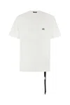 Ann Demeulemeester White Cotton T-shirt In 001