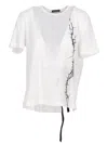 Ann Demeulemeester White Fanie Standard Fit T-shirt