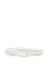Ann Demeulemeester Three-layer Winding Belt In White