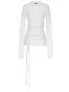 Ann Demeulemeester Suéter Cuello Redondo - Blanco In White