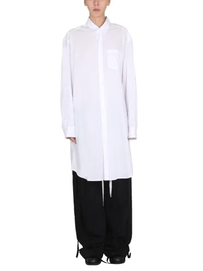 Ann Demeulemeester White Oversized Solid Shirt