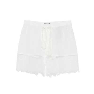 Ann Demeulemeester White Shorts - Short Shorts Women