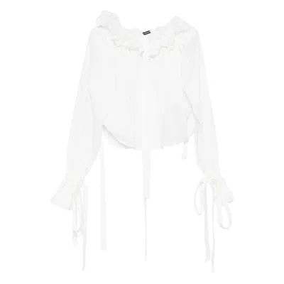 Ann Demeulemeester White Tops - Blouses Women