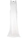 Ann Demeulemeester Sleeveless Long Dress In White
