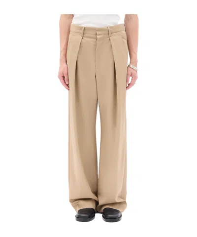 Ann Demeulemeester Wide-leg Casual Pants In Brown
