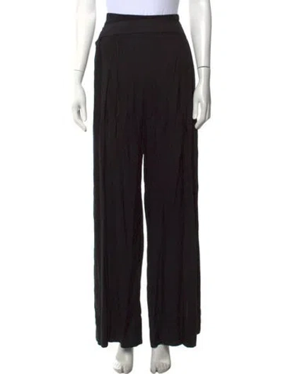 Pre-owned Ann Demeulemeester Wide Leg Pants In Black