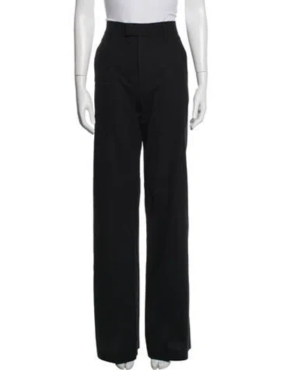 Pre-owned Ann Demeulemeester Wide Leg Pants In Black