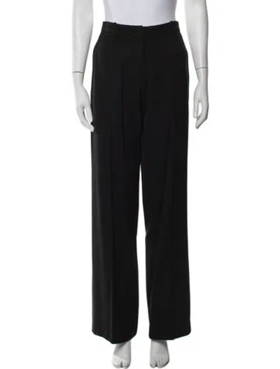 Pre-owned Ann Demeulemeester Wide Leg Pants In Black
