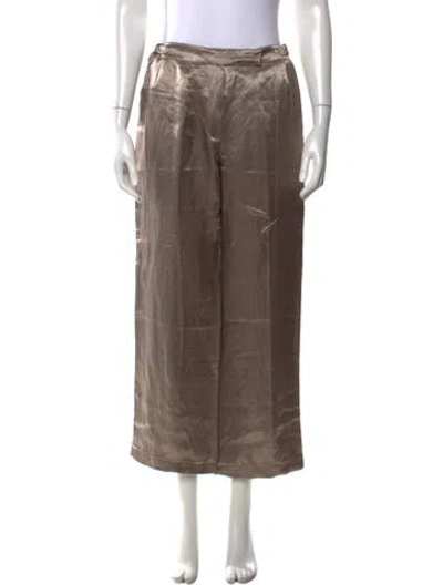 Pre-owned Ann Demeulemeester Wide Leg Pants In Brown