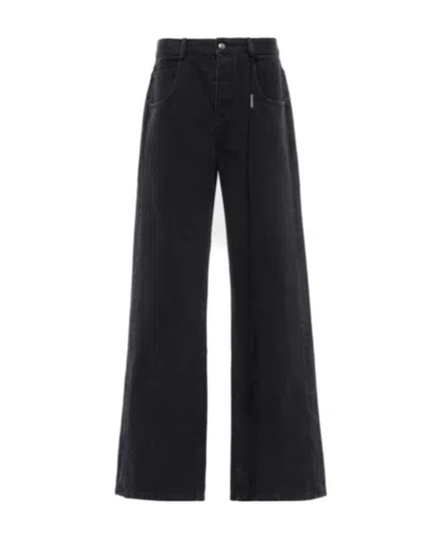 ANN DEMEULEMEESTER ANN DEMEULEMEESTER LOGO-PLAQUE JEANS