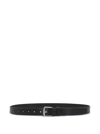 Ann Demeulemeester Willow Leather Belt In Black