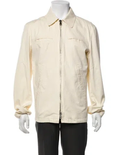 Pre-owned Ann Demeulemeester Windbreaker In Neutral