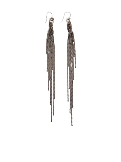 Ann Demeulemeester Wivi Knottassel Drop Earrings