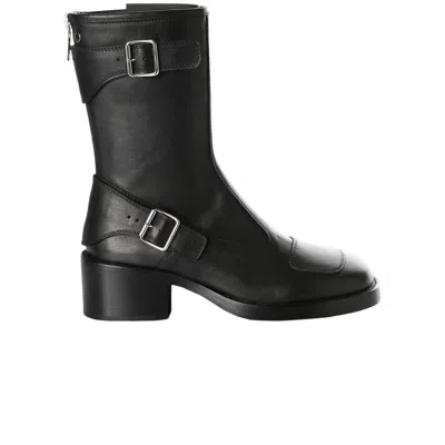 Pre-owned Ann Demeulemeester Wmns Eero Ankle Biker Boot 'black' | Women's Size 36
