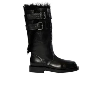 Pre-owned Ann Demeulemeester Wmns Milan Soft Biker Boot 'black' | Women's Size 38