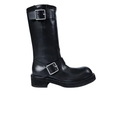 Pre-owned Ann Demeulemeester Wmns Sarith Engineer Biker Buckle Boot 'black' | Women's Size 36