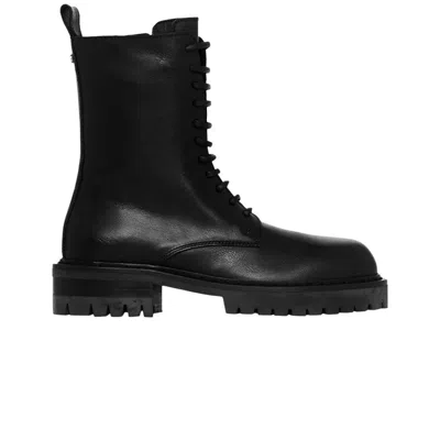Pre-owned Ann Demeulemeester Wmns Skagi Rounded Ankle Boots 'black' | Women's Size 36