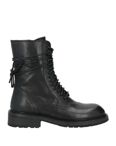 Ann Demeulemeester Woman Ankle Boots Black Size 5 Leather