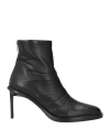 Ann Demeulemeester Hedy Ankle Boots - Leather - Black In Black