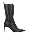 Ann Demeulemeester Woman Ankle Boots Black Size 7 Leather