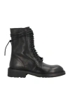 Ann Demeulemeester Woman Ankle Boots Black Size 8 Leather In Black