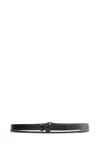 Ann Demeulemeester Fina Leather Belt 25 Cm In Black
