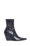 Ann Demeulemeester Woman Black Boots In Black
