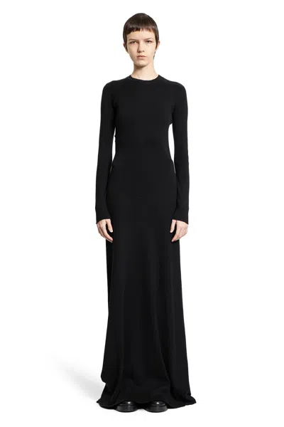 Ann Demeulemeester Long Dresses In Black