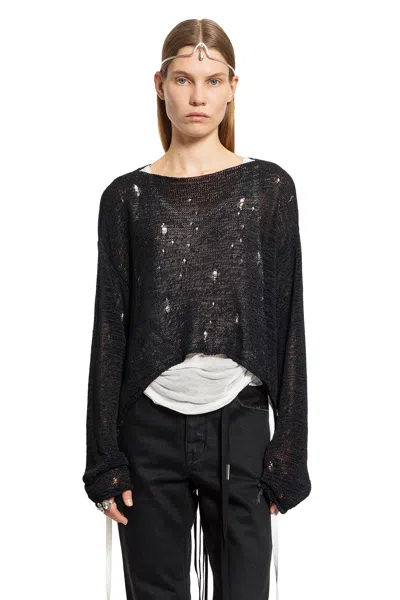 Ann Demeulemeester Woman Black Knitwear