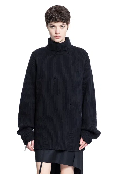 Ann Demeulemeester Woman Black Knitwear