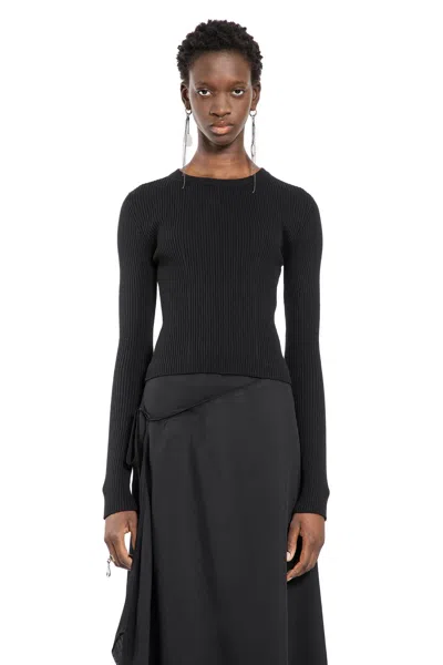 Ann Demeulemeester Woman Black Knitwear