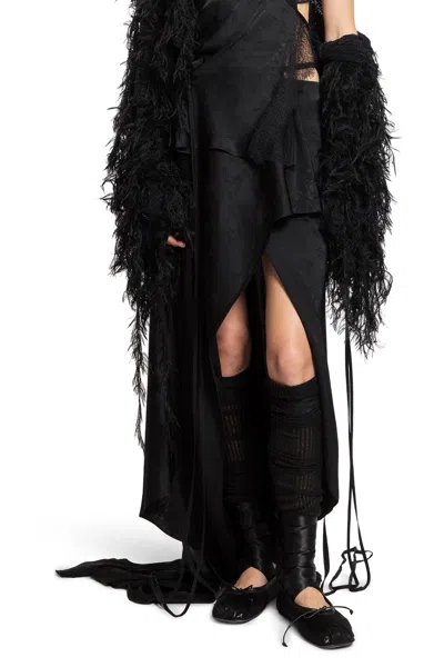 Ann Demeulemeester Woman Black Skirts