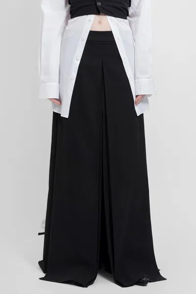 Ann Demeulemeester Woman Black Skirts