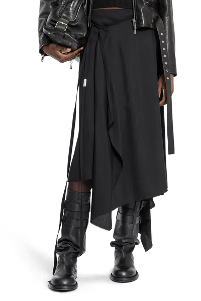 Ann Demeulemeester Woman Black Skirts