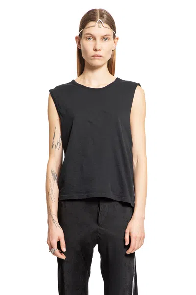 Ann Demeulemeester Woman Black Tops