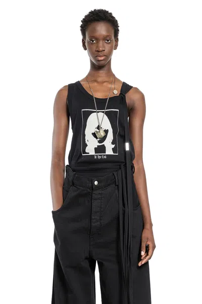Ann Demeulemeester Woman Black Tops
