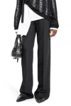 Ann Demeulemeester Woman Black Trousers In Black