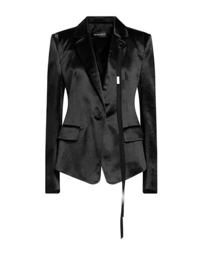 Ann Demeulemeester Woman Blazer Black Size 10 Acetate