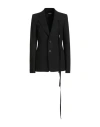 Ann Demeulemeester Woman Blazer Black Size 12 Cotton