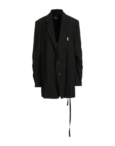 Ann Demeulemeester Woman Blazer Black Size 6 Cotton