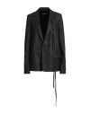 Ann Demeulemeester Woman Blazer Black Size 8 Cotton