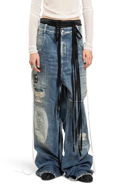 Ann Demeulemeester Woman Blue Jeans