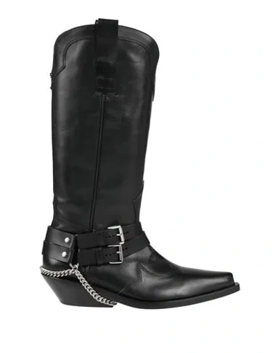 Ann Demeulemeester Woman Boot Black Size 10 Leather