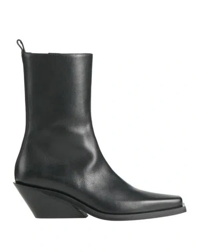 Ann Demeulemeester Woman Boot Black Size 6 Leather