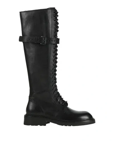 Ann Demeulemeester Woman Boot Black Size 6 Leather
